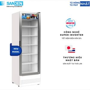 Tủ Mát Sanden Inverter 1 Cánh 307L SPB-0400